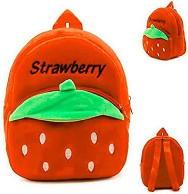 A Little Swag BM-SNG-AVK_New orange strawberry7.5 12 L Backpack(Red)