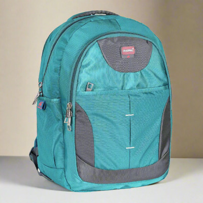 Dhariwal bags Large 37 L Water Resistant Backpack For School College Office Travel Bag SCB-306 Backpack(Green, 37 L)