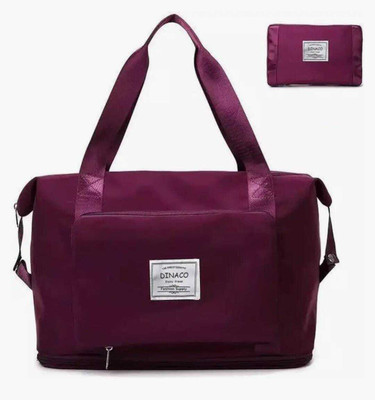 Remang Hand Duffle Bag Foldable Travel Duffe Bag Wine Color Waterproof Multipurpose Bag(Pink, 5 L)