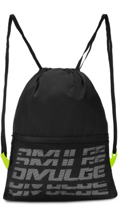 divulge Accend Netted Daypack Drawstring bags, Gym bags, Yoga bag, Rucksack, Travel bag 19 L Backpack(Black)