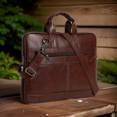Shivra Men & Women Brown Messenger Bag