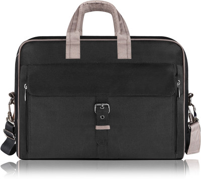 trend fusion Black Color Linen fabric 10L Messenger Bag For Men TF-BG91 Waterproof Messenger Bag(Multicolor, 10 L)