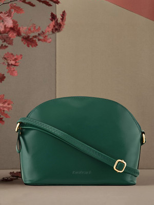 Fastrack Solid Sling Bag(Green, 4.437 L)