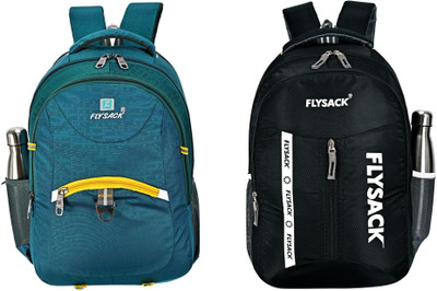FLYSACK NS-FS009_Blue & FS011_BLACK Laptop Bag(Blue, Black)