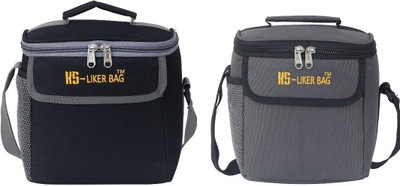 Liker Travel Luggage Travel Lunch / Tiffin / Storage Bag Waterproof Bag 3 L Waterproof Lunch Bag Waterproof Lunch Bag(Black, Grey, 3 L)