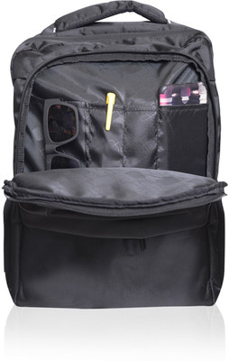 genone Polyester 15 Inch Laptop Backpack Black 28 Ltr Capacity Backpack(Black, 28 L)