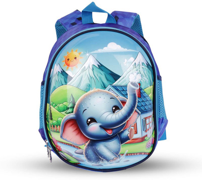 Sageware BAMBI HARD SHELL FOR BABY Waterproof Backpack(Light Blue, 15 L)