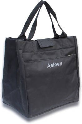 Aafeen Black Men and Women /Tiffin Bag/lunch bag /Storage Bag Waterproof Lunch Bag(Black, 5 L)