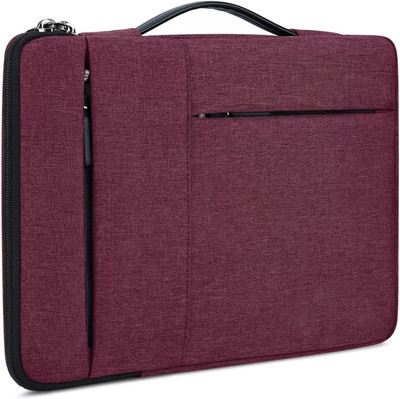 Adveriq Sleek Laptop Sleeve for Your Devide – Water-Resistant with Accessory Pocket Waterproof Laptop Sleeve/Cover(Maroon, 14 inch)