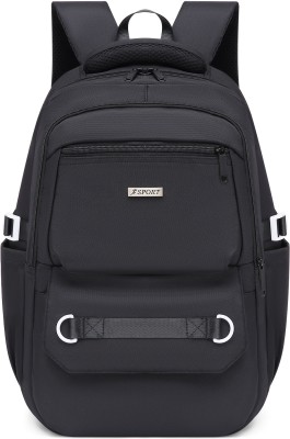 Tinytot SB192_01 School Collage Travel Casual Formal Laptop Backpack Waterproof School Bag(Black, 34 L)