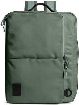 DailyObjects Kelp Meridian Convertible Briefpack Backpack(Green, 11 L)