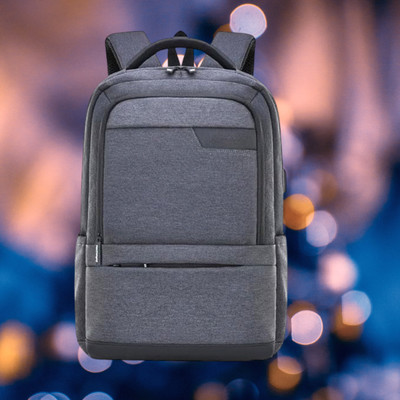 HouseOfCommon backpack school bag laptop bag office college travel backpack(S-19*12) 31 L Backpack(Black, Grey)