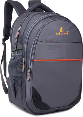 LEWYN Boys & Girls For Office/6th Std. Plus School/Collage/Travelling With Rain Cover 35 L Backpack(Grey)