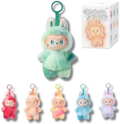 Mokshith Learn With Fun Biginto Energy Cute Plush Bunny Labubu Monster forKids Multicolor Daypack(Multicolor, 6.7 inch)