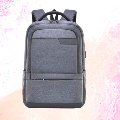 HouseOfCommon backpack school bag laptop bag office college travel backpack(S-19*12) 30 L Backpack(Black)