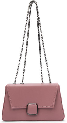 Caprese Lina Sling Medium Dk Pink Bag for Women Sling Bag(Pink, 1.43 L)