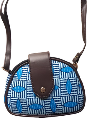 Hariom Enterprise HE03V Shoulder Bag(Light Blue, 1 L)