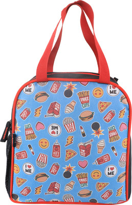 smily kiddos joy lunch bag- Fast Food Theme - Teal blue Lunch Bag(Multicolor, 5 L)