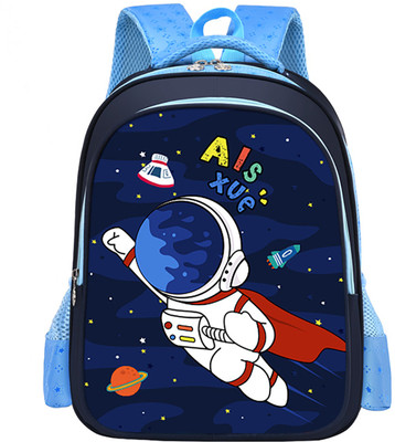 SYGA Kids Backpack, Cute Astronaut Design Suitable for Elementary School Student Waterproof School Bag(Dark Blue, 5 L)