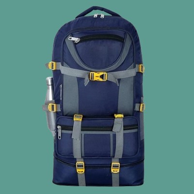 PFB PREMIER Expandable Travel Outdoor Sport Camping Hiking Trekking and school Bag_26 Waterproof Backpack(Blue, 60 L)