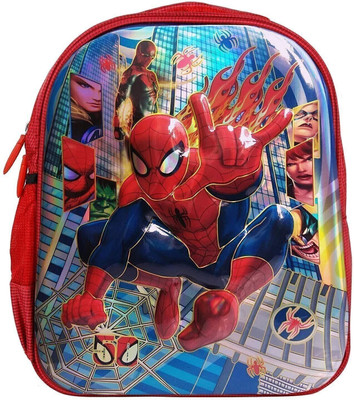 RBRN Kids 3D Effect Lightweight Waterproof School Bag(Multicolor, 13 inch)