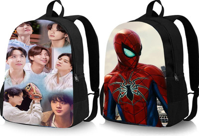 Shishtha B_DGTL-023_@@_1PC & SPIDER-04_@@_1PC_xy Laptop Bag(Black, Black)