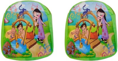 R.K Creation Chhotabheem & Chhotabheem -very soft fabric kids bag 1 to 6 year girls & boys School Bag(Green, 10 L)