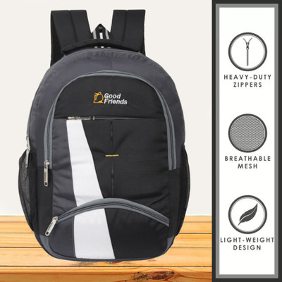 Capitalpoint Good Friend Backpack Water Resistant for Boys Girls/ Office School & College Bag 40 L Laptop Backpack(Black)