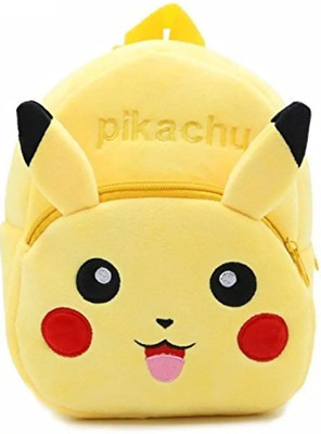 Anujenterprise Pikachu Bag School Bag(Yellow, 12 L)