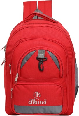 Albino School Bag Large Backpack Bag Class 4th To 10th Waterproof School Bag(Red, 65 L)