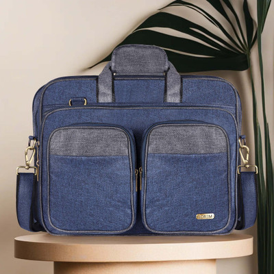 LOREM Men Blue Messenger Bag
