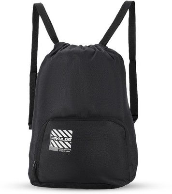 divulge meteorr blackk drawst y2_10 Shoulder Bag(Black, 19 L)