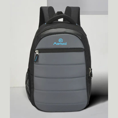 Martucci School Bags for Boys & Girls/Casual Backpack/Coaching Bag (6th Std & Above) Waterproof School Bag(Black, 35 L)