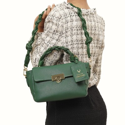 HIDESIGN MILOS 04 Shoulder Bag(Green, 1 L)