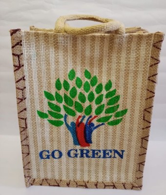 cosmos eco friendly COSMOS GO GREEN 12*10 Lunch Bag(Beige, 4 L)