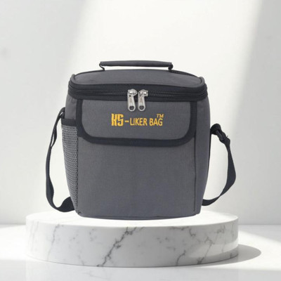 Liker Tiffin Lunch Travel Liker Travel Lunch / Tiffin / Storage Bag Waterproof Lunch Bag 4 L Waterproof Lunch Bag(Grey, 4 L)
