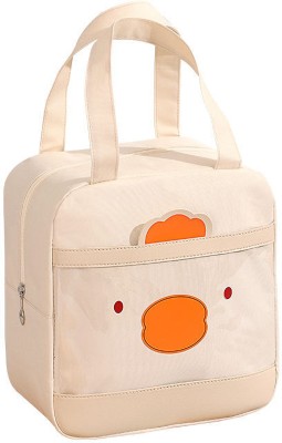 PRP Collection cartoon doggy Vertical White Thermal Waterproof Lunch box bag Tiffin bag Waterproof Lunch Bag(White, 5 L)