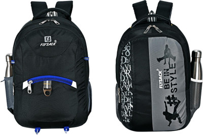 FLYSACK NS-FS009_Black & FS013_BLACK Laptop Bag(Black, Black)