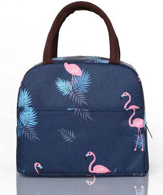 Minato Lunch Bag Portable Insulated Travel Tiffin Bag Thermal Insulated Cooler Waterproof Lunch Bag(Dark Blue, 2 L)