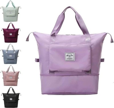 LAVI (Expandable) Travel Duffel Bag, Expandable Folding Travel Bag & Hand Bag Large Capacity , Duffel Without Wheels