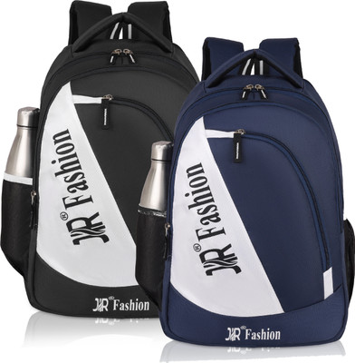 jir fashion Combo Set 2 backpack/ office/ School Bag/Laptop Backpack For Girls and Boys Waterproof School Bag(Blue, Black, 35 L)