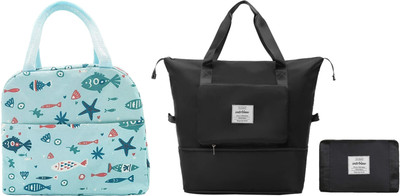 Kardiff folding travel bag (black) Waterproof Multipurpose Bag(Black, Blue, 120 L)