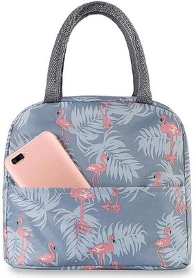 marjole Lunch Bag for Office Women Insulated Lunch Bag| Tiffin Bag School Waterproof Lunch Bag(Grey, 10 L)