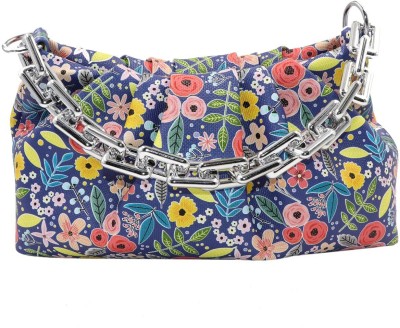 Pranav Creation Blue Sling Bag Floral print Premium & Stylish Women Sling bags