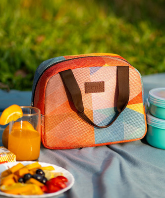 ZOUK GeoOptics Lunch Bag Waterproof Lunch Bag(Multicolor, 5 L)