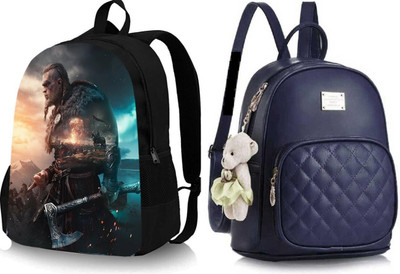 Shishtha B_DGTL-014_@@_1PC & pc34_xy Laptop Bag(Black, Blue)