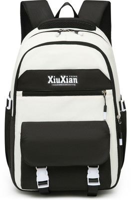 Tinytot SB177_01 School Collage Travel Casual Formal Laptop Backpack Waterproof School Bag(Black, 26 L)