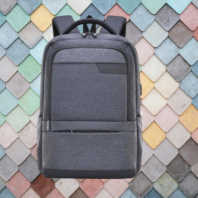 JairaJ backpack school bag laptop bag office college travel backpack(S-48*30) 30 L Backpack(Black, Grey)