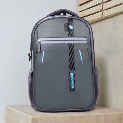SYOLOGIC Casual waterproof laptop bags,backpack for men,college bags,office college bags, Waterproof School Bag(Grey, 35 L)