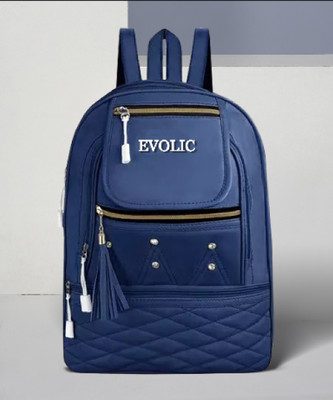 EVOLIC Collection Trending Fashionable Backpack Fancy Trending Backpack for women Backpack(Blue, 15 L)